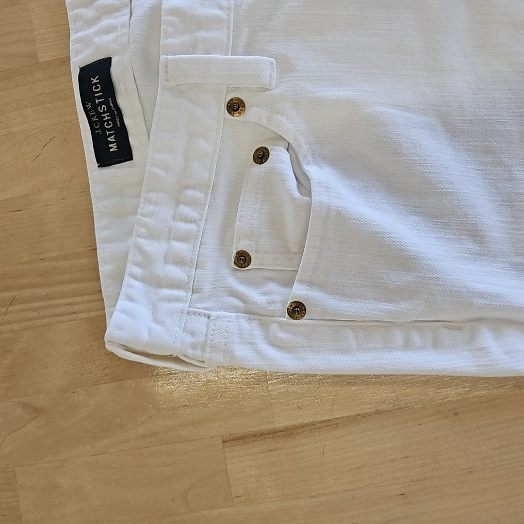 J Crew Size 32 White Pants