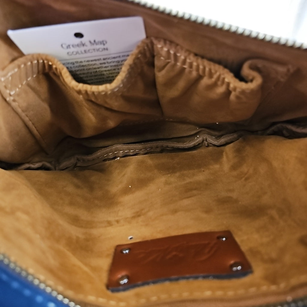 Patricia Nash Tinchi Medium Belt Bag - Greek Map