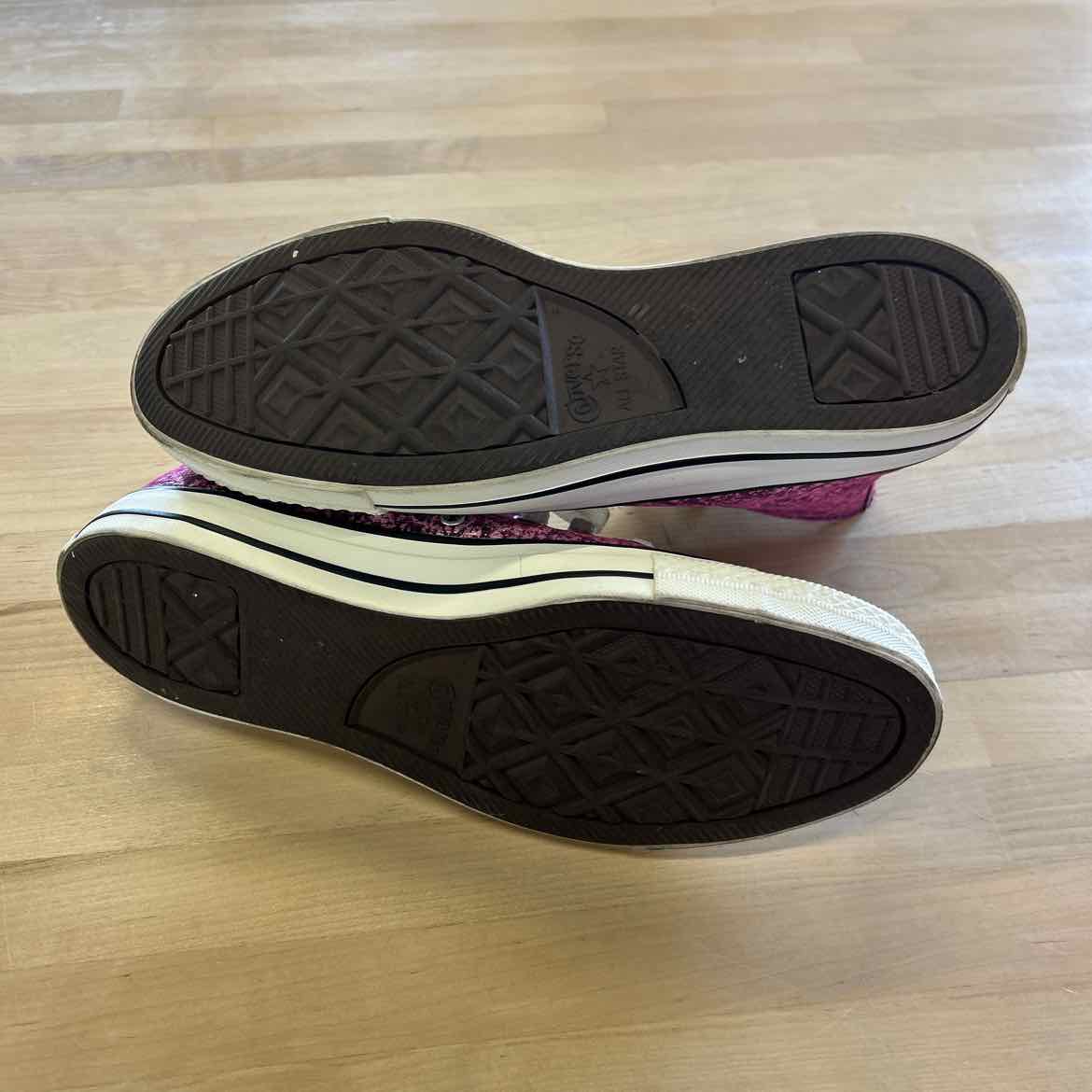 Converse Size 11 Pink glitter Preloved Sneakers