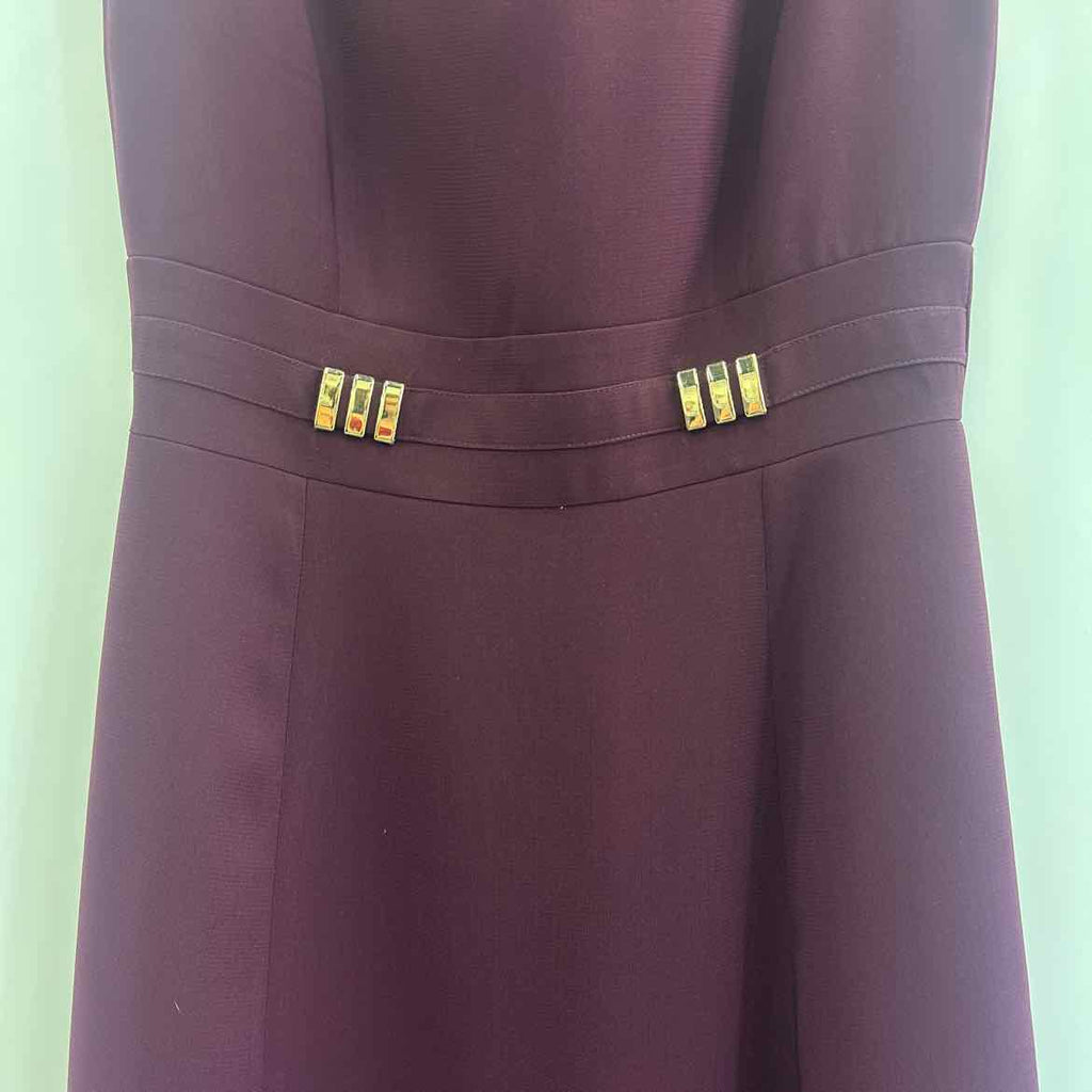 Tahari Size 4 Purple Preloved Dress