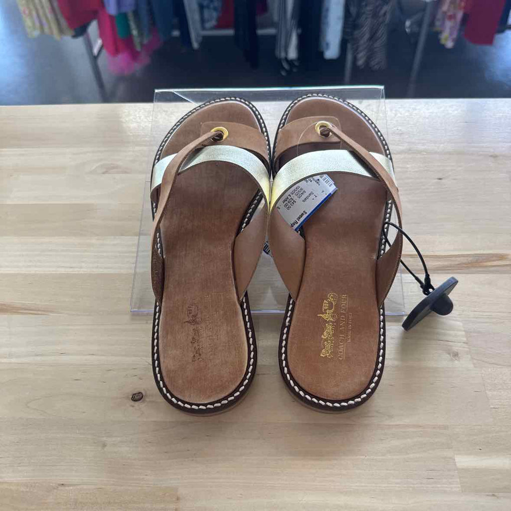 Coach Shoe Size 9 Brown Sandals