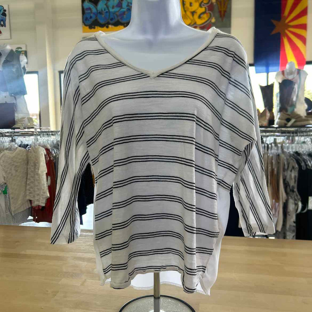 Banana Republic Size XS Black/White Preloved Longsleeve