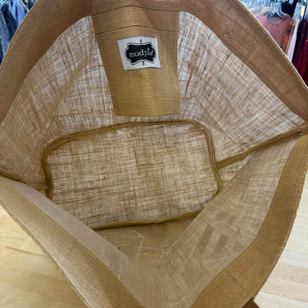 Mudpie Tan Large Tote