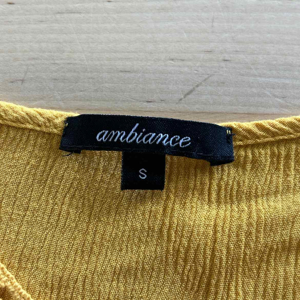 Ambiance Size S Yellow Preloved Tank