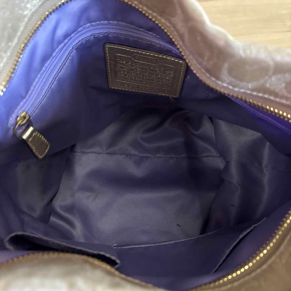 Coach Gold Preloved Handbag