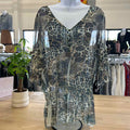 Alberto Makali Size L Green/Brown Blouse