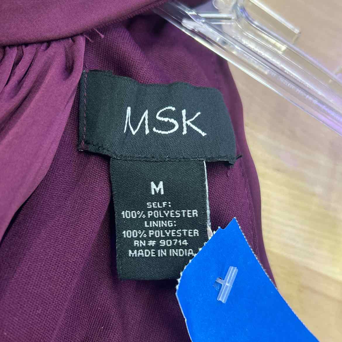 MSK Size M Purple Preloved Dress