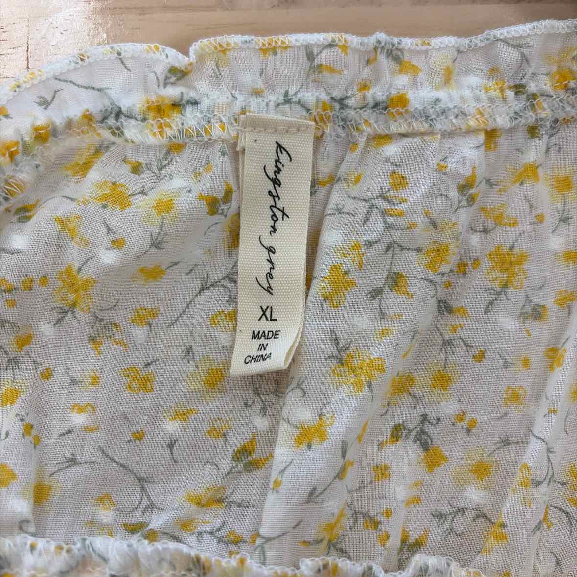 kingston grey Size XL Yellow New Dress