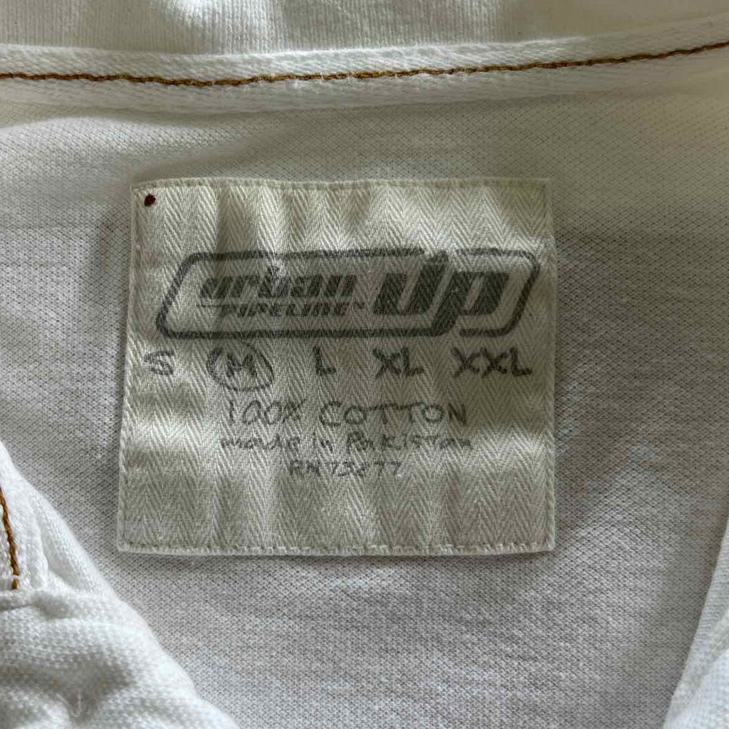 Urban Pipeline Size M White Preloved MENS Short Sleeve Shirt