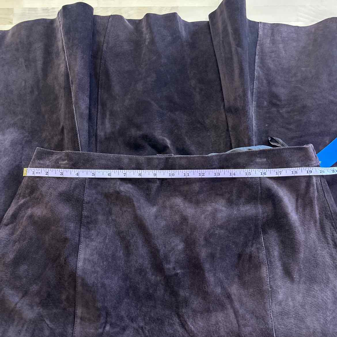 J.G.Hooked Size 20 Brown Leather Preloved Skirt