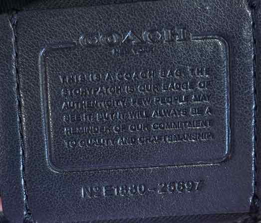Coach Black/Gray Crossbody