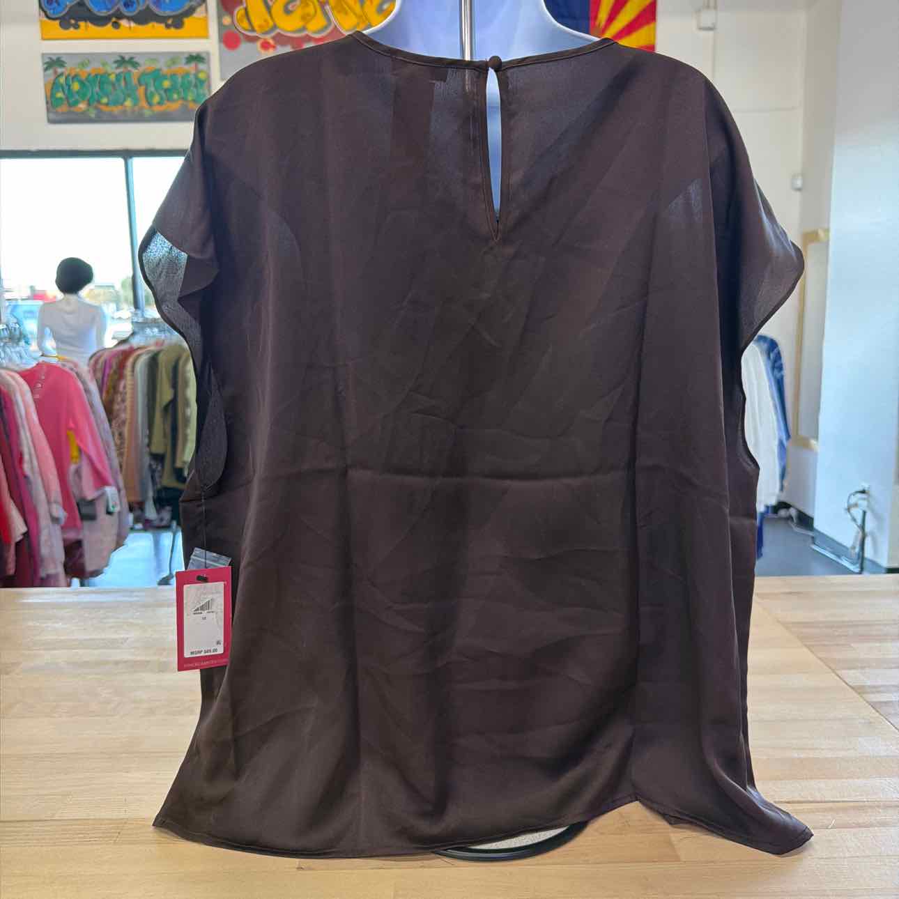 Vince Camuto Size 1X Brown New Sleeveless