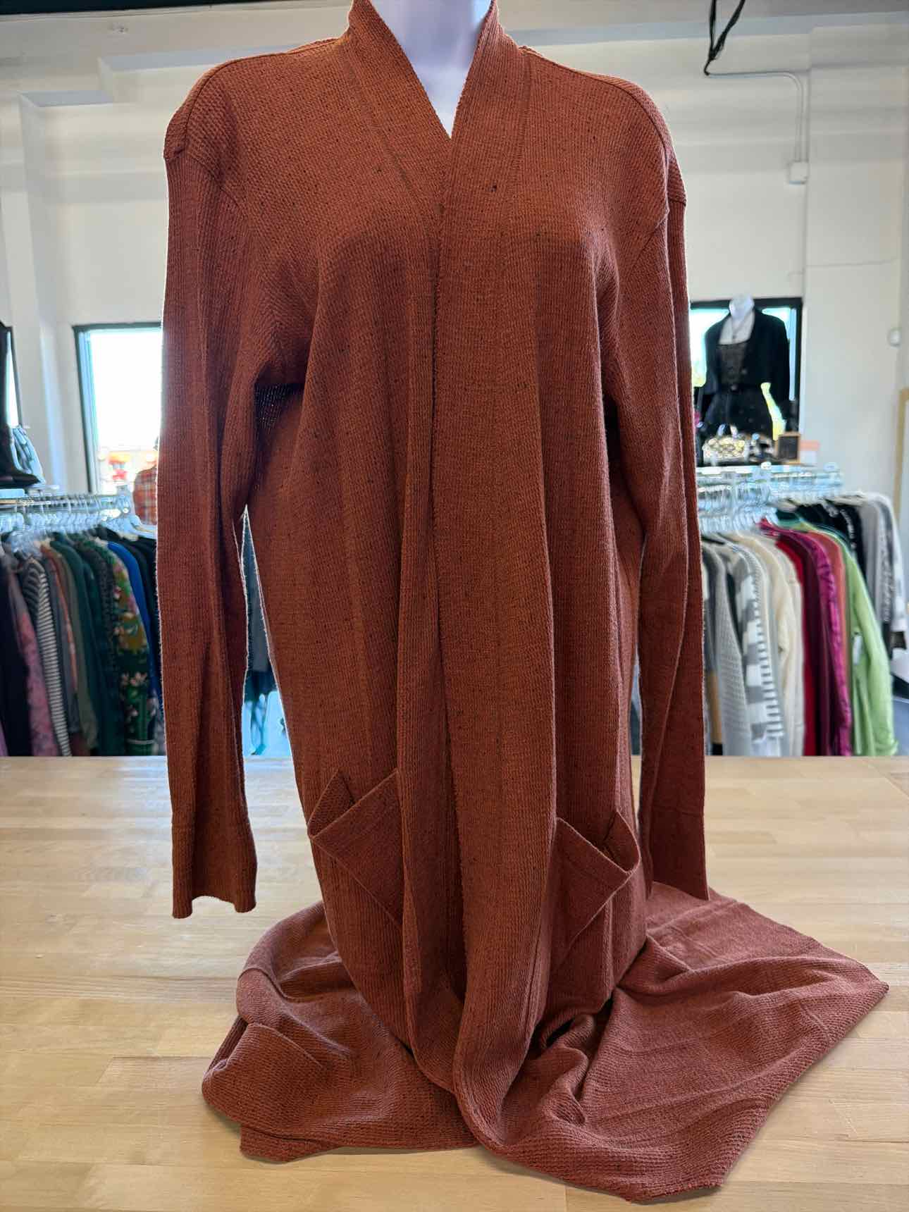 Susina Size S Orange Duster