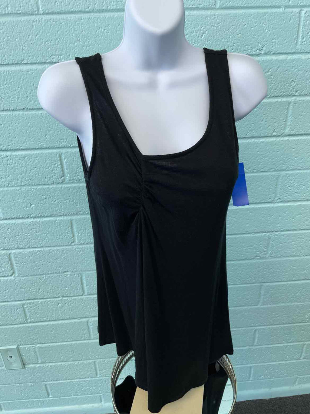 Pure + Good Size S Black Tank