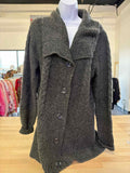 St John's Bay Size One Size Gray Cardigan
