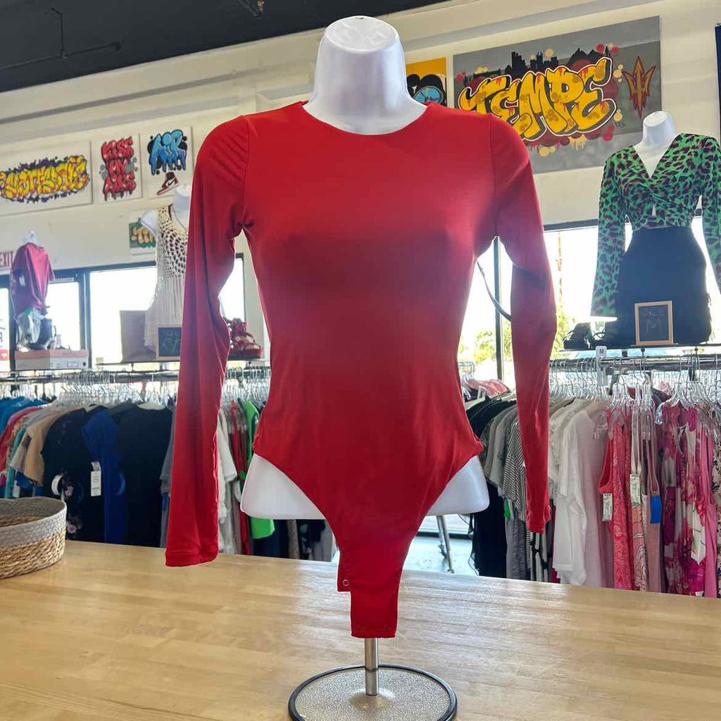 Pumiey Size XS Red Preloved Bodysuit