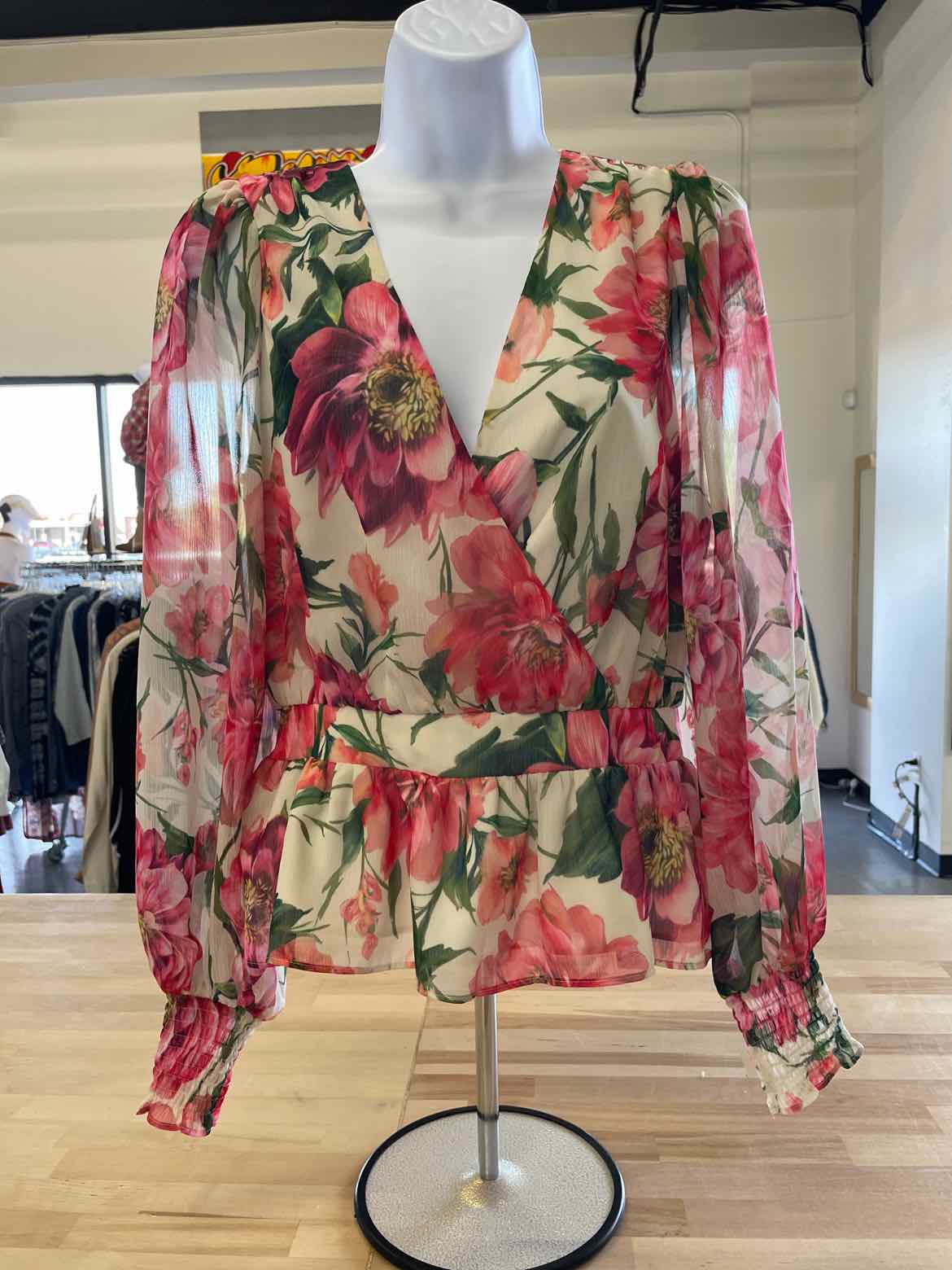 Express Size S Pink Blouse