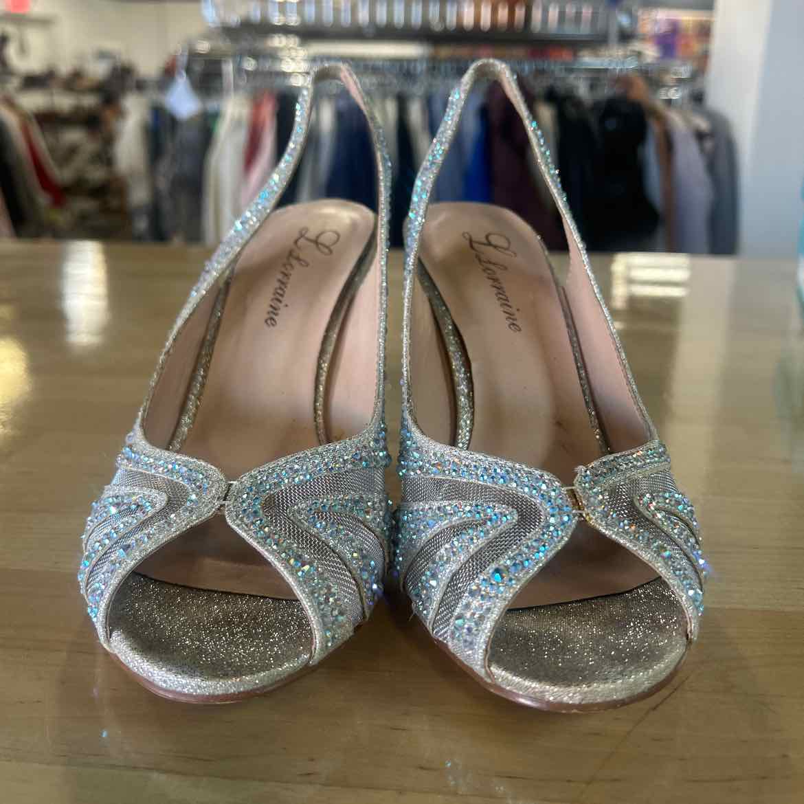 Lorraine Size 6.5 Silver Preloved Heels