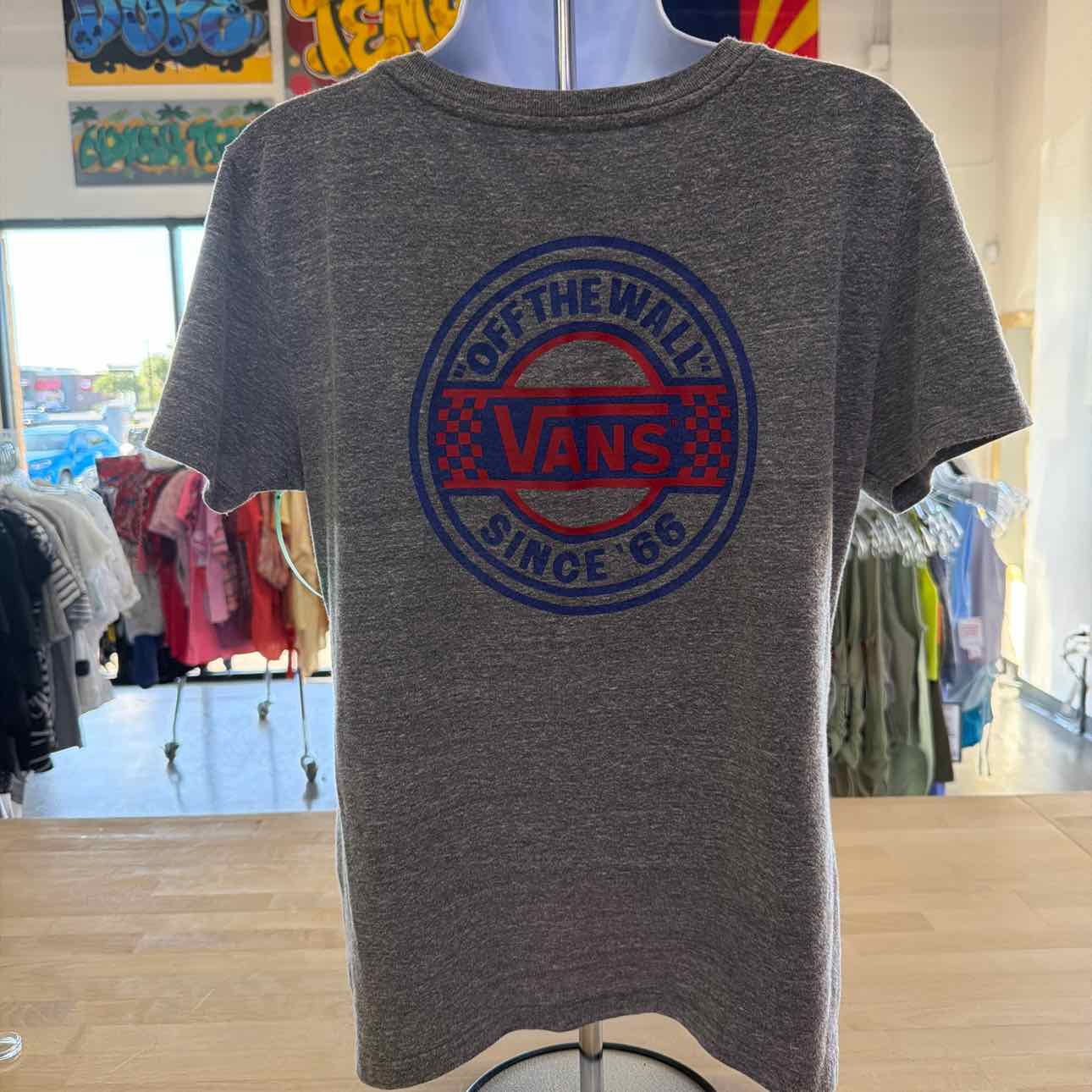 Vans Size M Gray Preloved Shirt