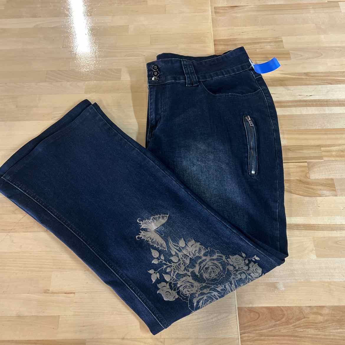 Hot Topic Size 16 Blue Denim Preloved Jeans