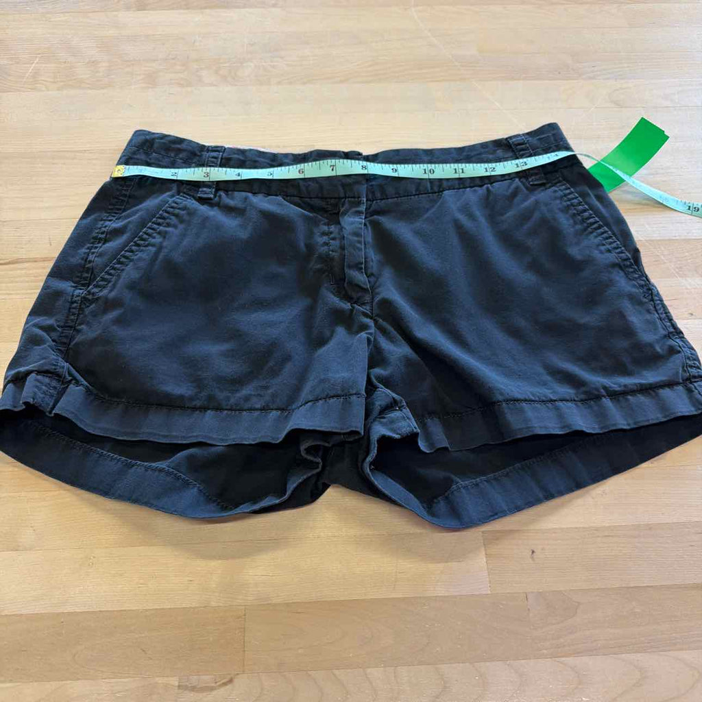J. Crew Women Size 2 Black Cotton Preloved Shorts