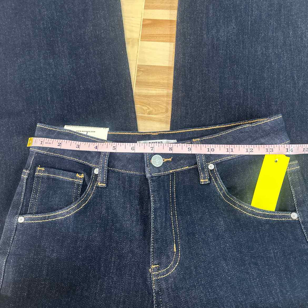 Bayeas LA Size 27 Blue Denim Stretch New Jeans