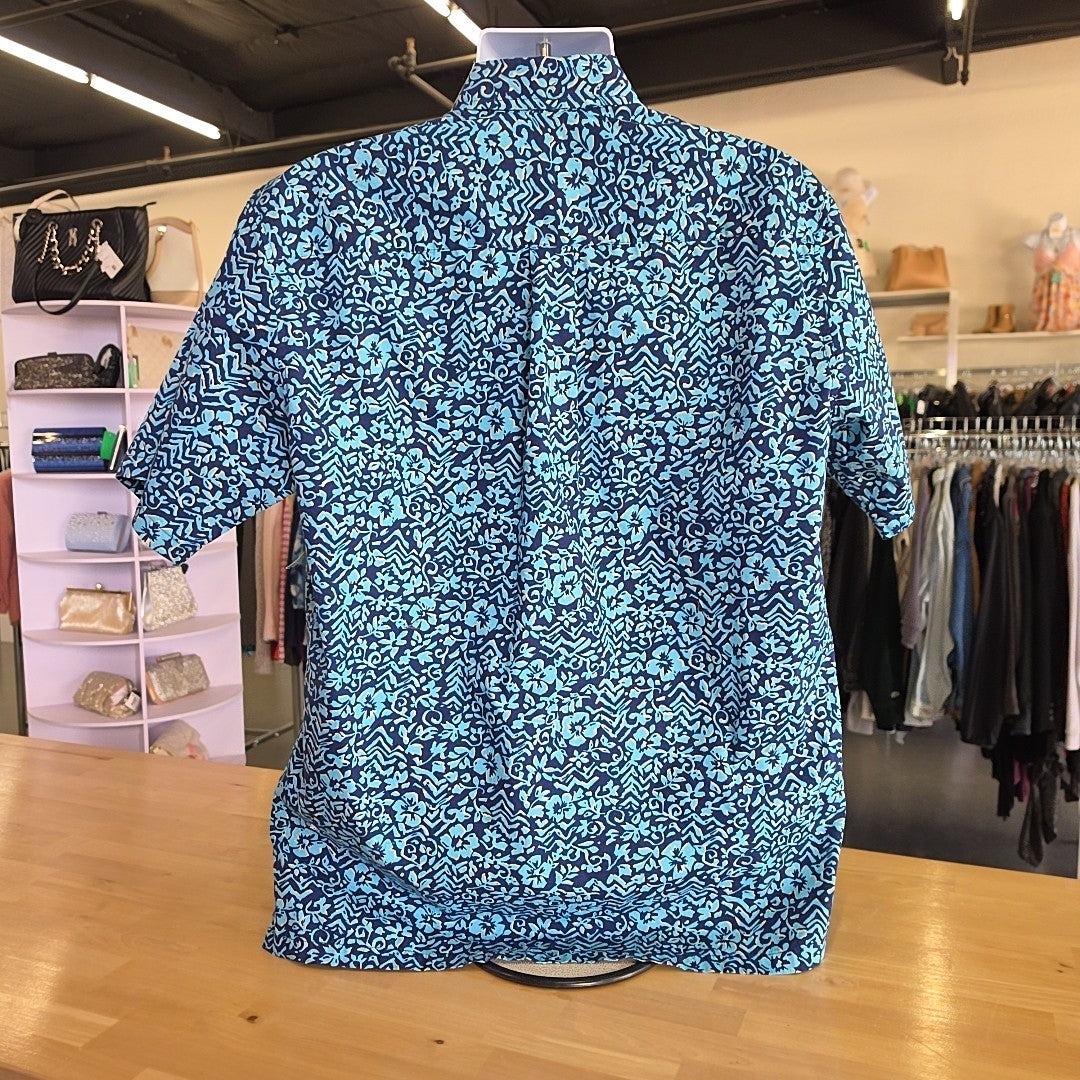 cooke street Size M Blue Preloved MENS Button Down Shirt