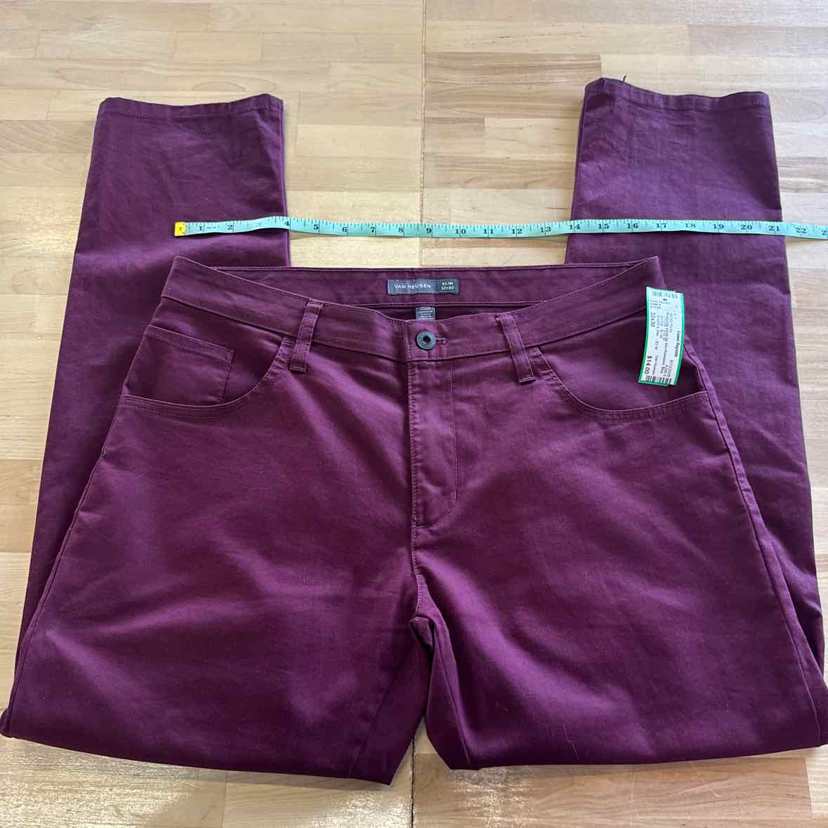 Van Huesen Size 32x30 Burgundy MENS Pants