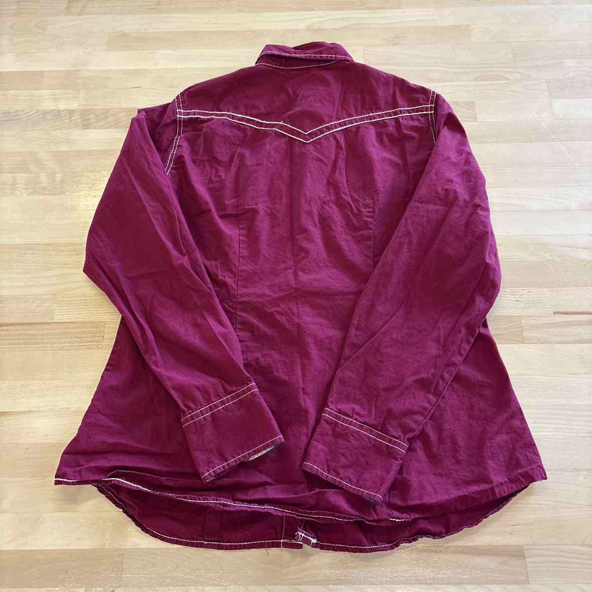 Tin Haul Size M Red Button Down Shirt