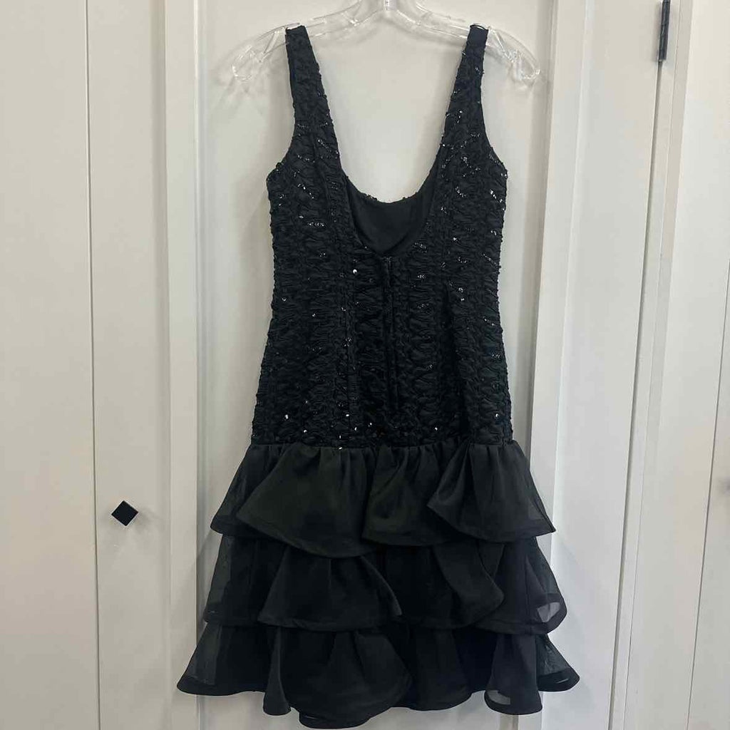 Size 4 Black Sequined Dress