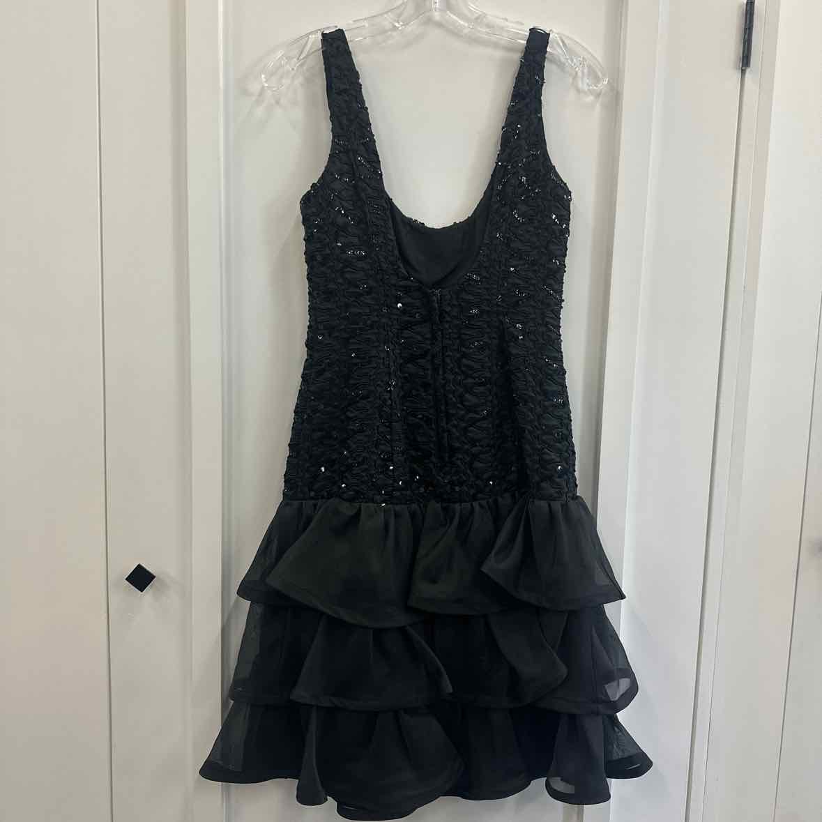Size 4 Black Sequined Dress