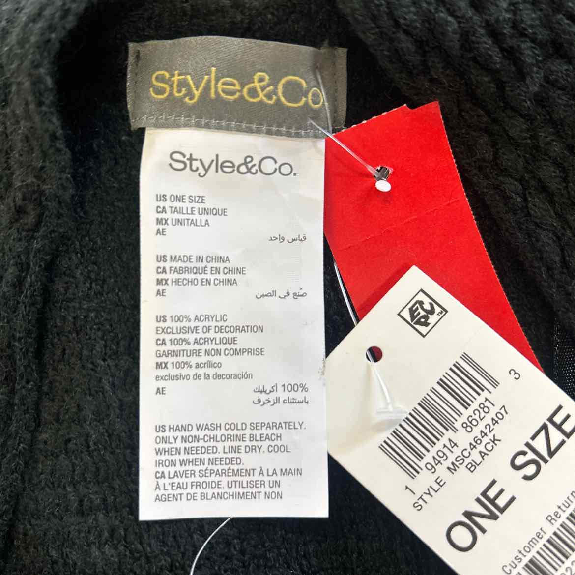 Style & Co Women's Cozy Bordered Textured Wrap