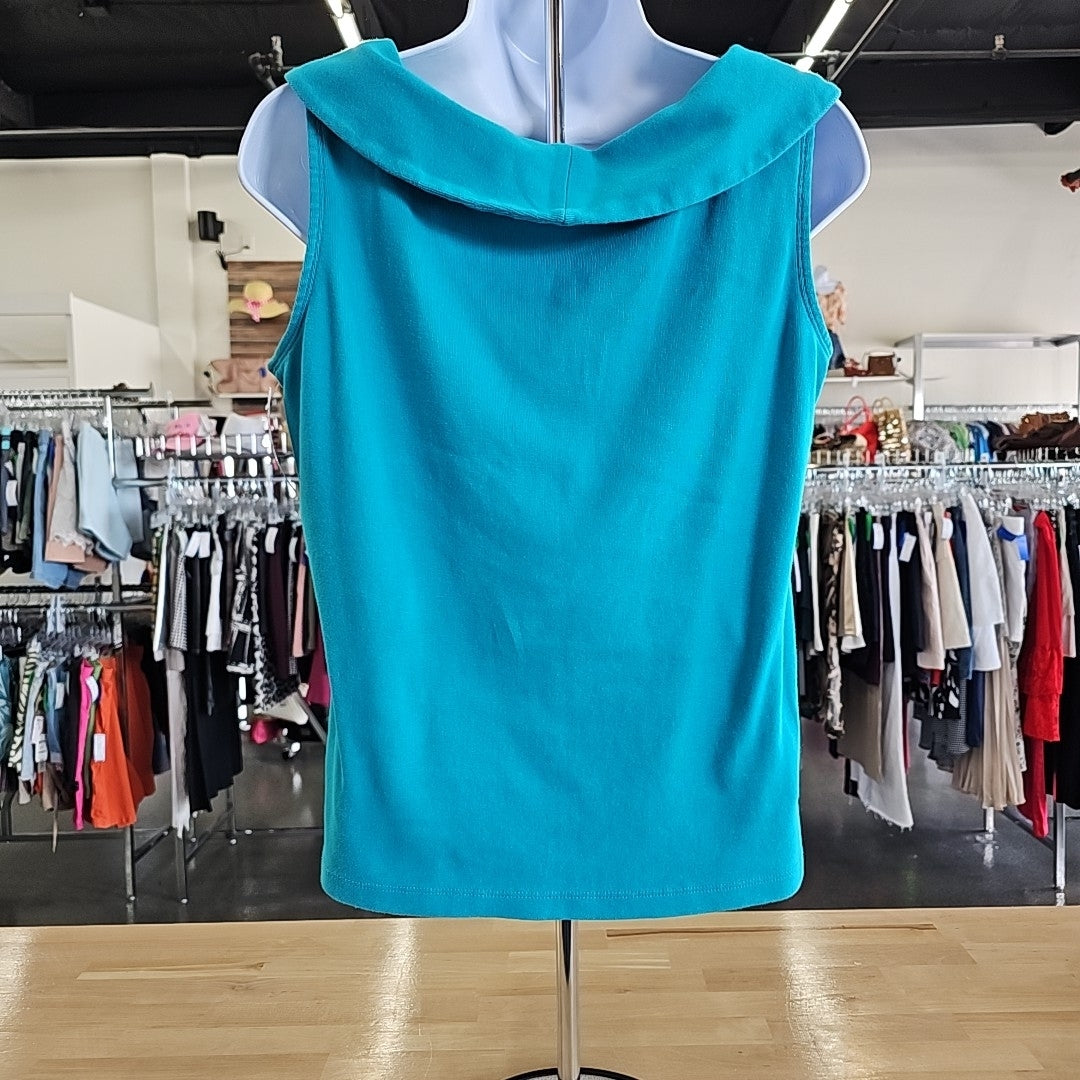 rafaella Size M Blue Sleeveless