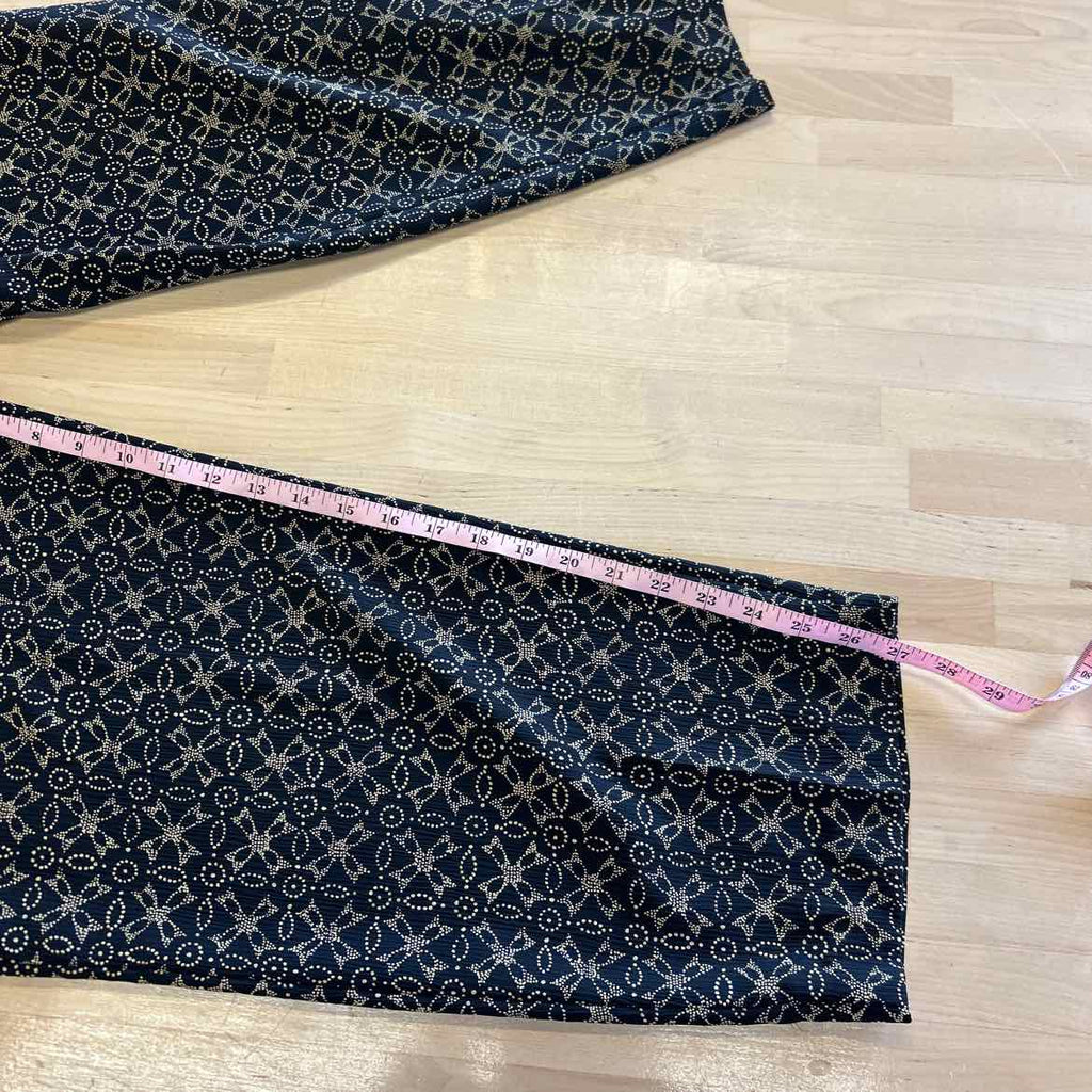 Leslie Fay Size 10 Black Preloved 2 pc Dress Set