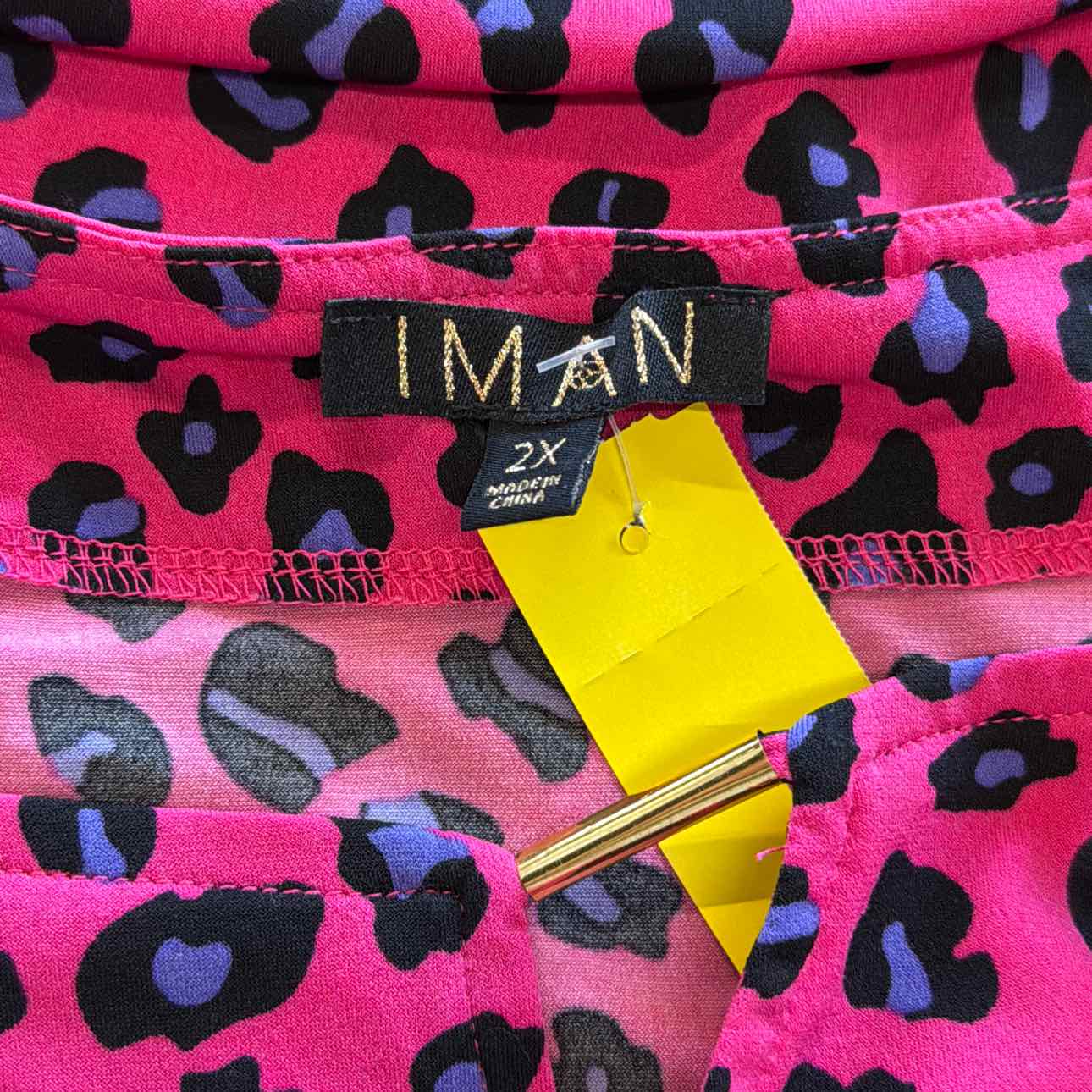 Iman Size 3X Pink Blouse