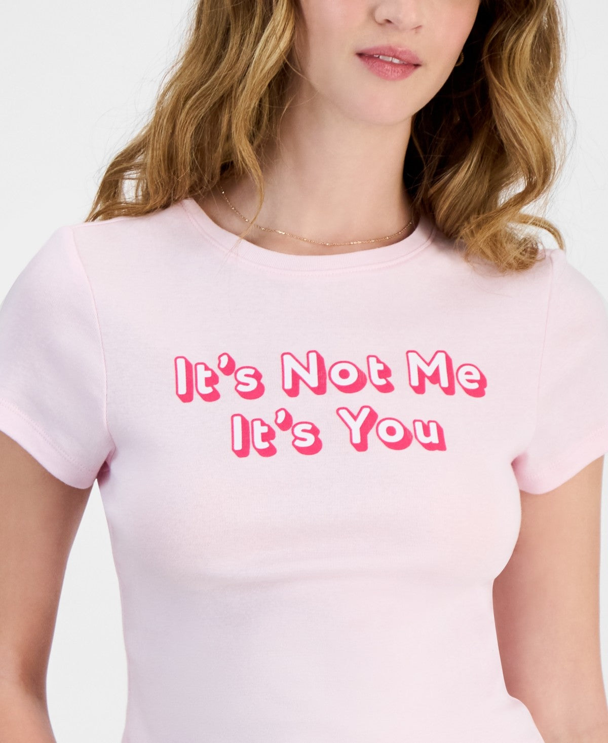 Self E Size L It's Not Me It's You Graphic Cotton T-Shir