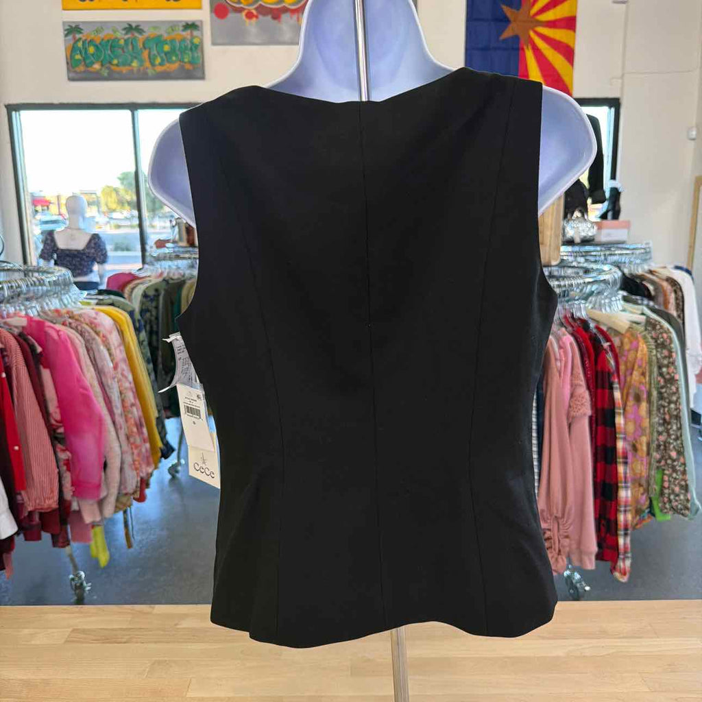 CeCe Women's Boat Neck Waistcoat Top