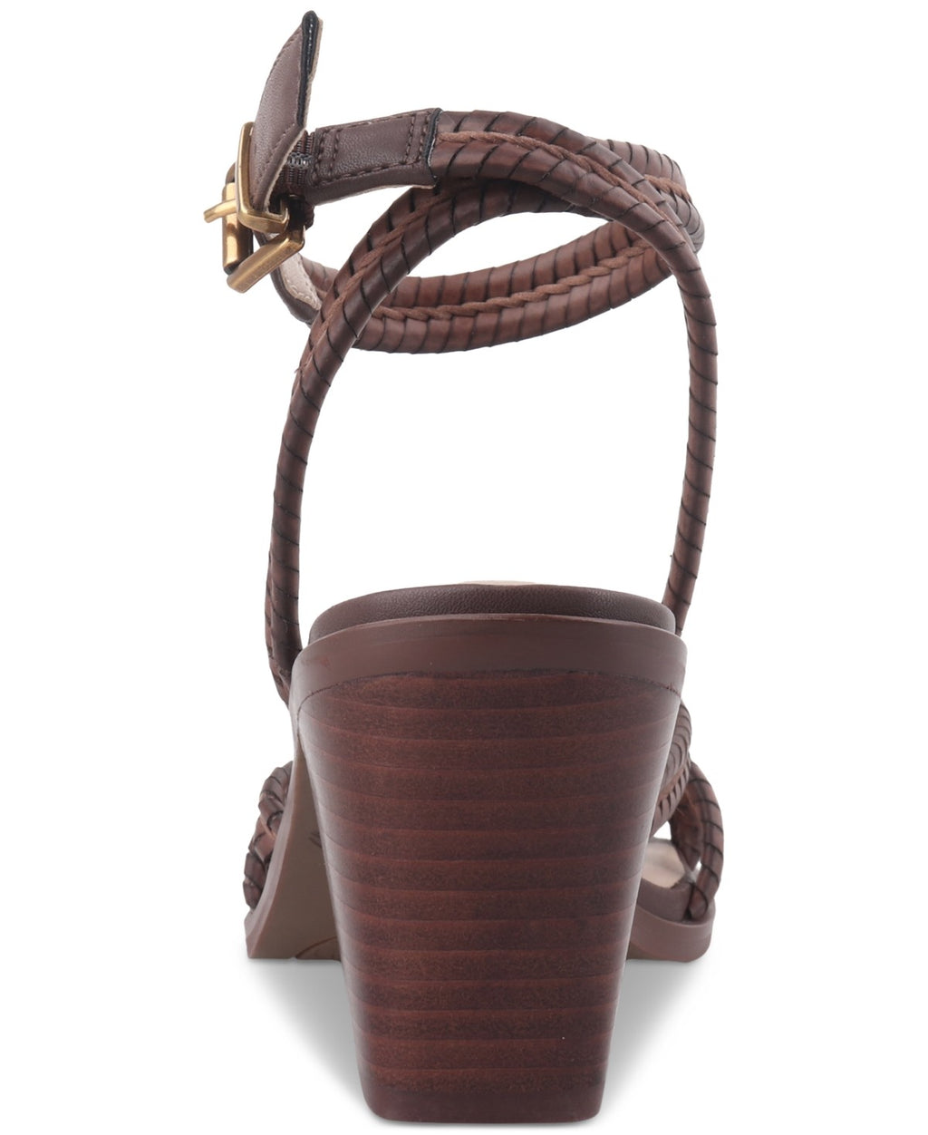 Giani Bernini Size 9 Renaee Block Heel Woven Strappy Dress Sandals