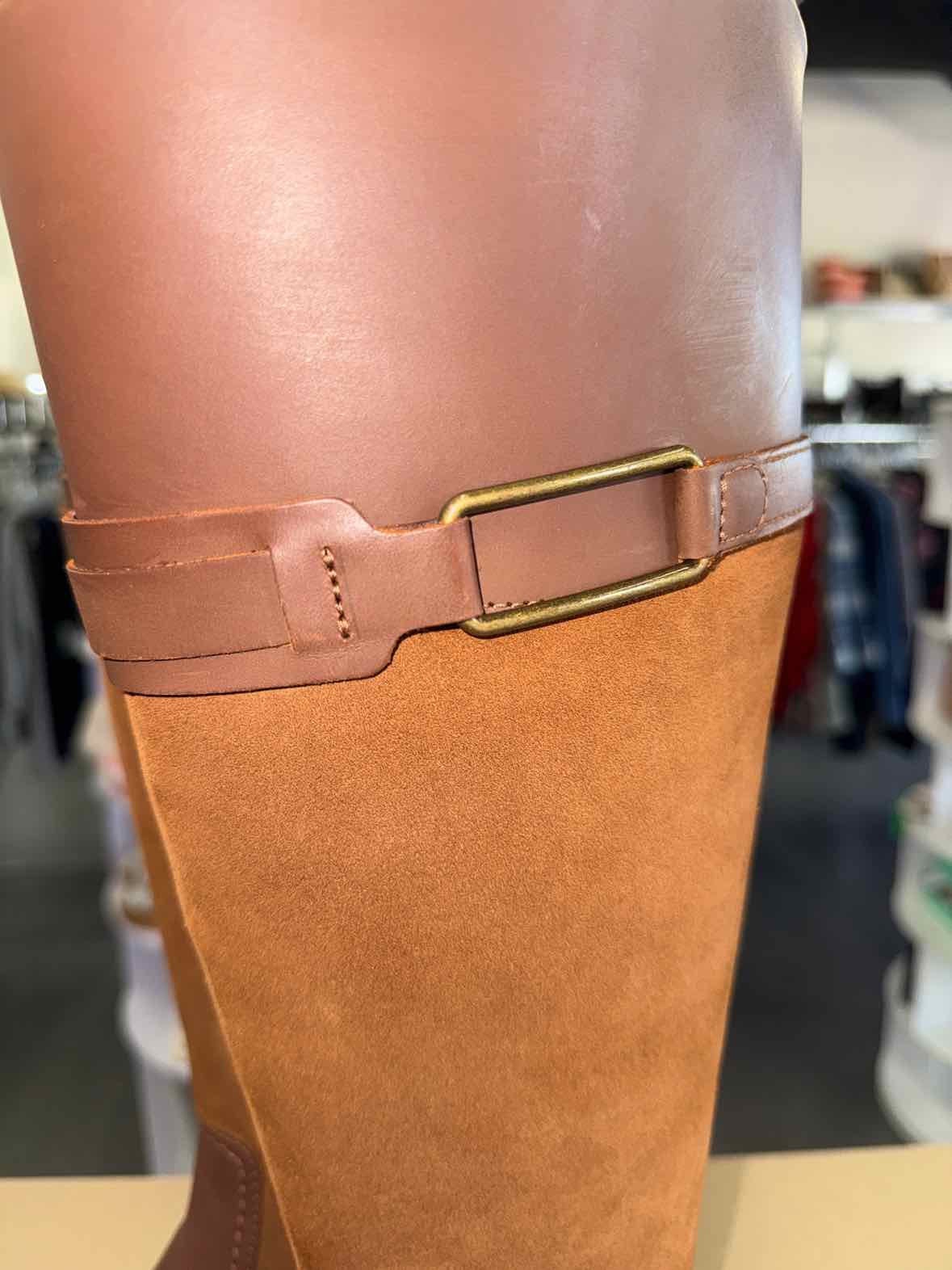 Clarks Shoe Size 6.5 Brown Maye Carly Leather Knee-High Boots NWT