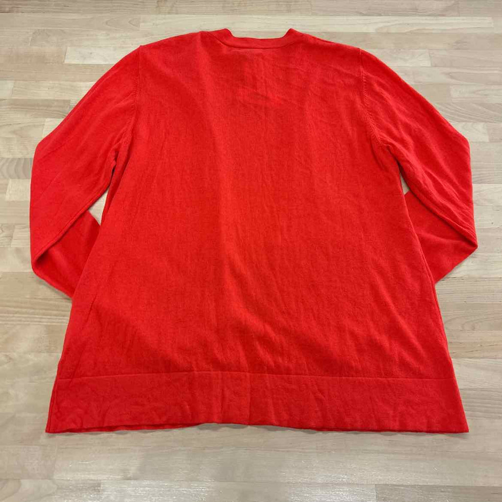Old Navy Size L Orange Cardigan