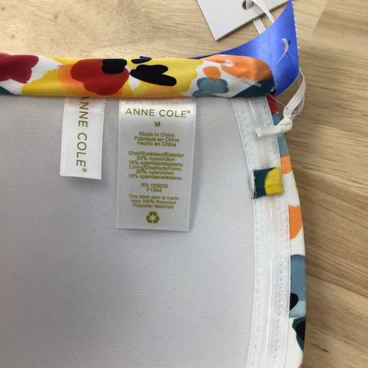 Anne Cole Size M Liz Twisted Bandeau Bikini Top