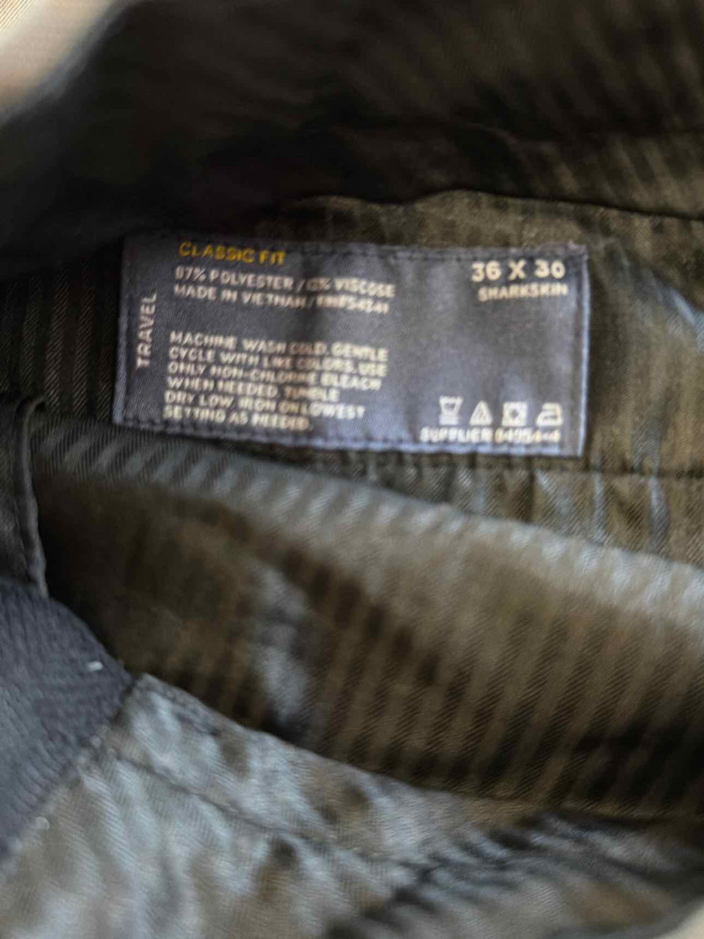 Stafford Size 36x30 Brown MENS Pants