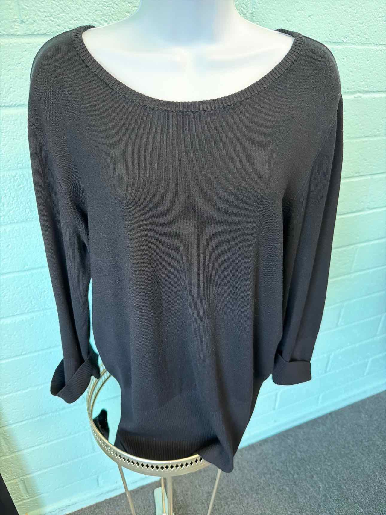 Montego Bay Club Size L Black Sweater