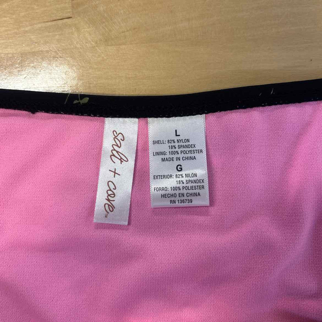 Salt + Cove Size L Floral-Print V-Front Hipster Bottoms