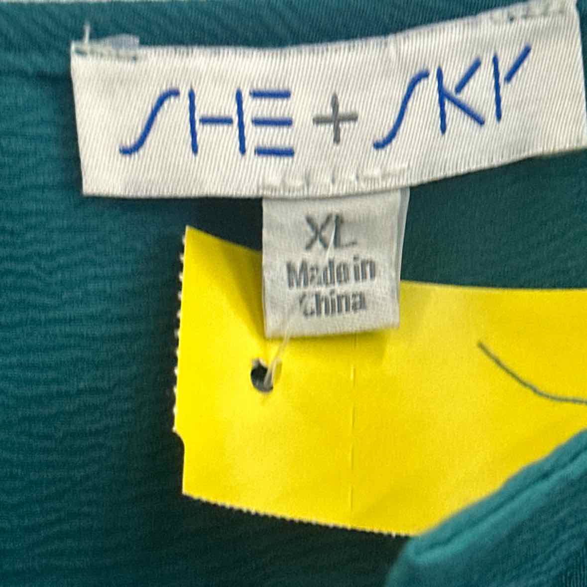 She+Sky Size XL Teal Dress