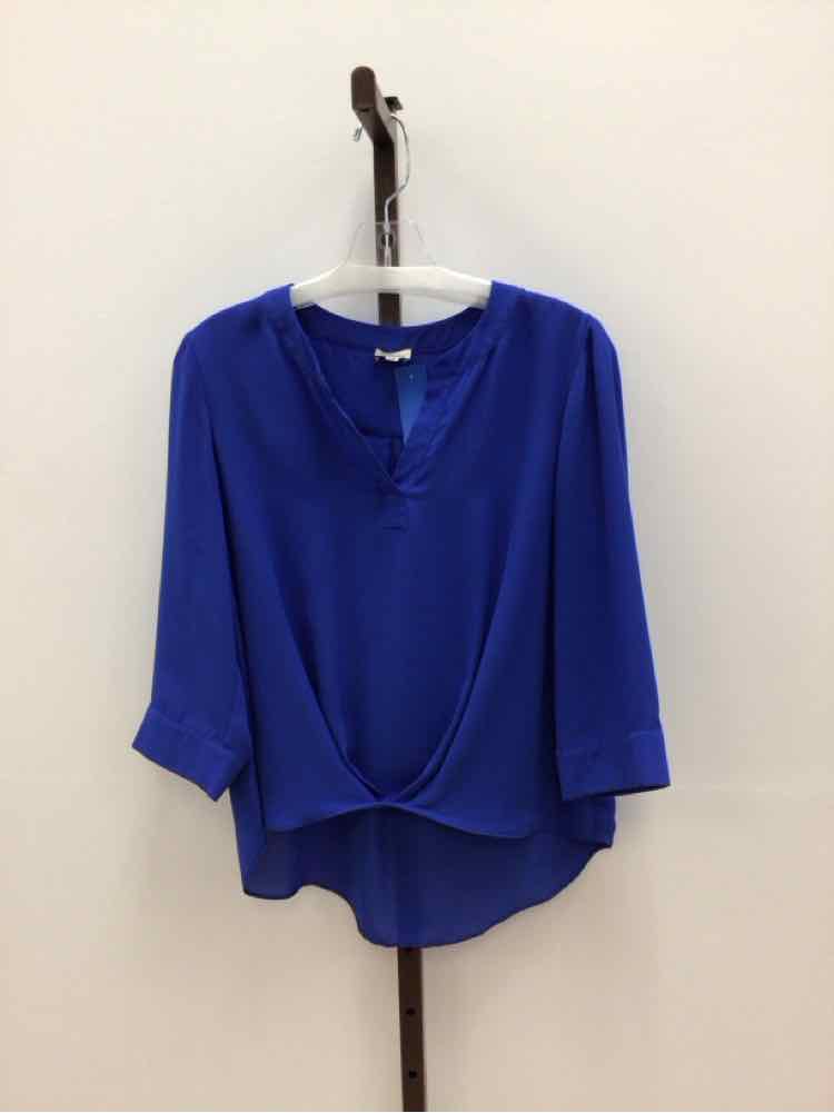 Cremieux Size S Blue Preloved Blouse LS