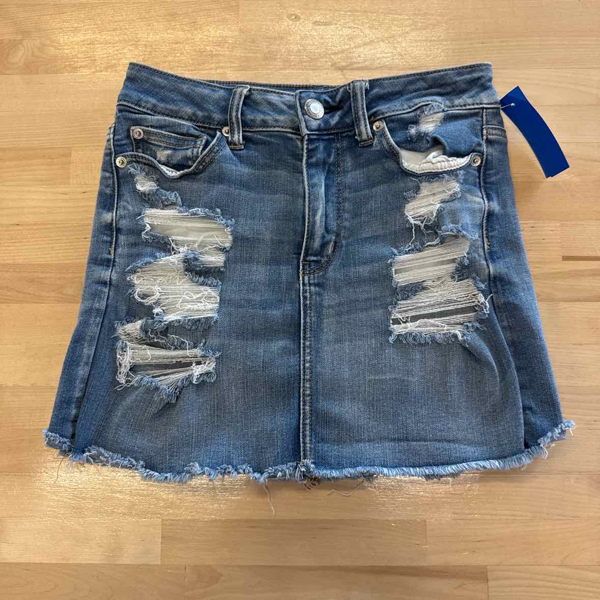American Eagle Size 4 Blue Skirt