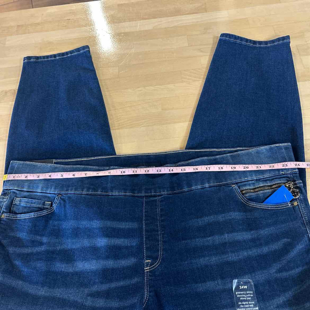 Tommy Hilfiger Size 24W Plus Size Th Flex Gramercy Pull-on Jeans - Rem Wash