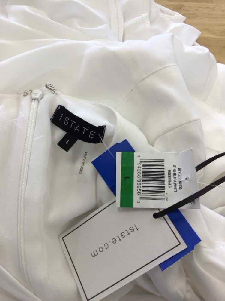 1.State Size L White New Dress