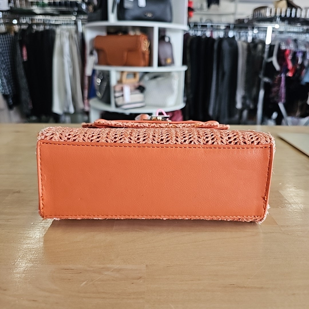 Like Dreams Neo Straw Crossbody - Orange